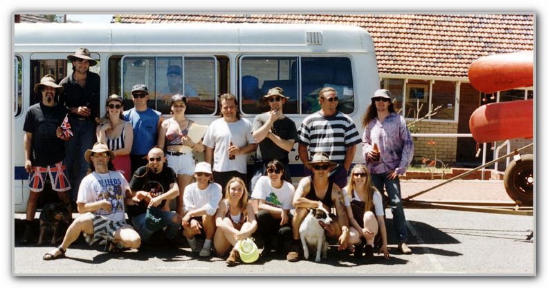 FJ & DJ with the CISWA crew on the great canoe trip Oct 1995 1